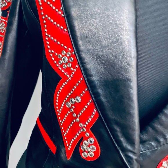 Jackets & Blazers - Vintage Michael Hoban, North Beach leather made for the stars Crystal Jacket